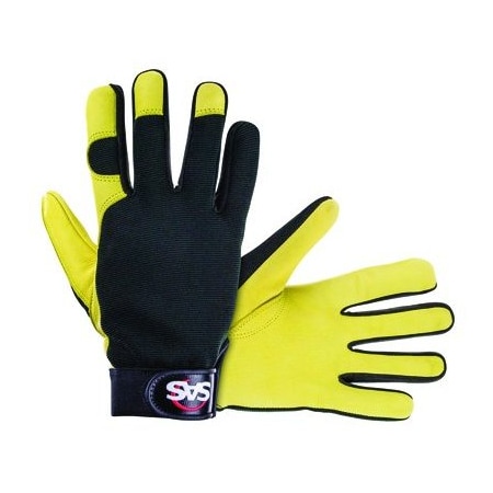 SAFETY GLOVES MEDIUM COWHIDE